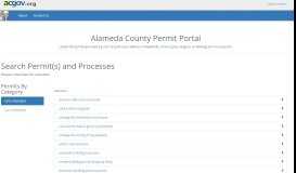 
							         I am a Resident - Alameda County Permit Portal - ACGOV.org								  
							    