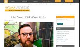 
							         I Am Project HOME - Owen Riordan | Project HOME								  
							    