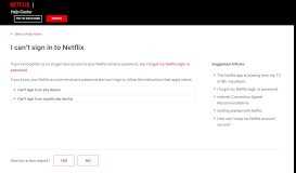
							         I can't sign in to Netflix - Netflix Help Center								  
							    