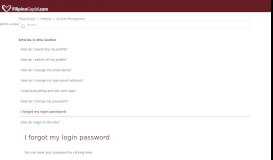 
							         I forgot my login password - FilipinoCupid.com								  
							    