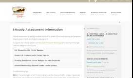 
							         i-Ready Assessment Information - WSD								  
							    