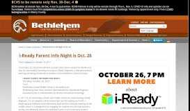 
							         i-Ready Parent Info Night is Oct. 26 | - Bethlehem Central School District								  
							    