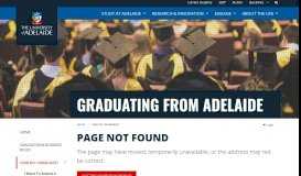 
							         I Want to Attend a Ceremony | Graduating from Adelaide								  
							    