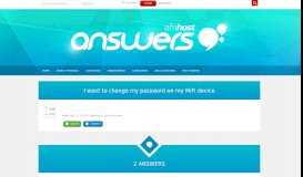 
							         I want to change my password on my MiFi device - Afrihost Answers								  
							    