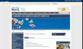 
							         I want to work in Intelligence - Careers and Employability Service ...								  
							    