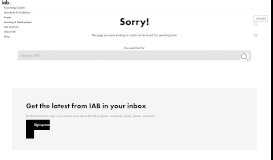 
							         IAB Member Portal								  
							    