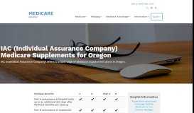 
							         IAC Medicare Supplements for Oregon								  
							    
