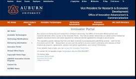 
							         IAC - Portal - Auburn University								  
							    