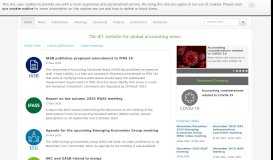 
							         IAS Plus — IFRS, global financial reporting and accounting resources								  
							    