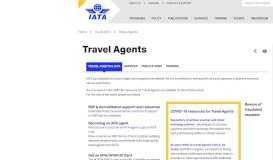 
							         IATA - Travel Agents								  
							    