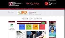 
							         IBA Job Portal								  
							    