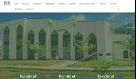 
							         IBB University Official Website								  
							    