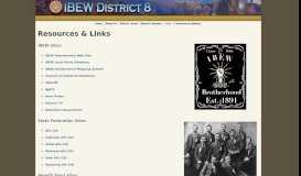 
							         IBEW 8th District - Links								  
							    