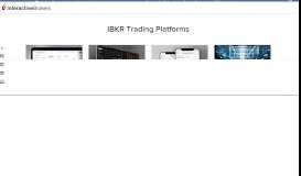 
							         IBKR Trading Platforms | Interactive Brokers								  
							    