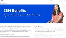 
							         IBM Benefits - United States								  
							    