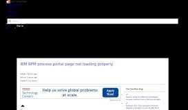 
							         IBM BPM process portal page not loading properly - Stack Overflow								  
							    