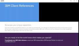 
							         IBM Client Reference Materials								  
							    