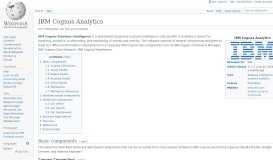 
							         IBM Cognos Analytics - Wikipedia								  
							    
