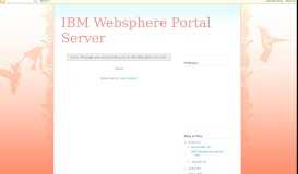 
							         IBM Connections Portlets for ... - IBM Websphere Portal Server								  
							    