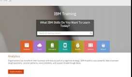 
							         IBM Education - IBM Training and Skills - United States								  
							    