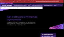 
							         IBM Enterprise License Agreement - Buying for Victoria								  
							    