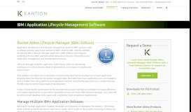 
							         IBM i Application Lifecycle Management (ALM) Software - Kantion								  
							    