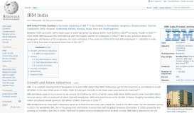 
							         IBM India - Wikipedia								  
							    