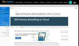 
							         IBM Kenexa BrassRing on Cloud - Compare Reviews, Features ...								  
							    