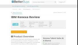 
							         IBM Kenexa Review – 2019 Pricing, Features, Shortcomings								  
							    