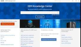 
							         IBM Knowledge Center - Der zentrale Standort für die IBM ...								  
							    