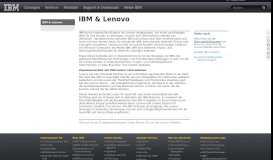 
							         IBM & Lenovo - Deutschland								  
							    