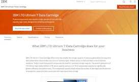 
							         IBM LTO Ultrium 7 Data Cartridge - Overview - United States								  
							    