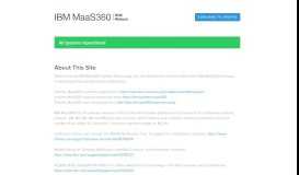 
							         IBM MaaS360 Status								  
							    
