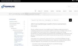
							         IBM N series/NetApp Health Check Assessment Services | Sirius ...								  
							    