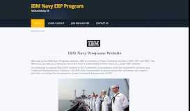 
							         IBM Navy ERP Program								  
							    
