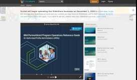 
							         IBM PartnerWorld - SlideShare								  
							    