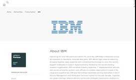 
							         IBM | Servicenow Partner								  
							    