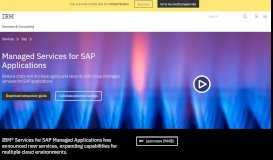 
							         IBM Services for Managed SAP Applications | IBM								  
							    