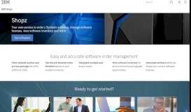
							         IBM Software Shopz - Help and resources - Users' guide - My ...								  
							    