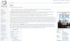 
							         IBM - Wikipedia								  
							    