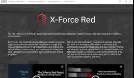 
							         IBM X-Force Red Portal								  
							    