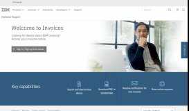 
							         IBM Your invoices - Canada								  
							    