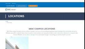 
							         IBMC Career College Locations: Fort Collins, Greeley, & Longmont ...								  
							    