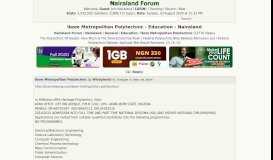
							         Ibom Metropolitan Polytechnic - Education - Nigeria - Nairaland Forum								  
							    