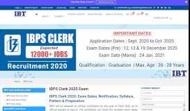 
							         IBPS CLERK 2019 - IBPS CLERK Notification | IBPS CLERK ...								  
							    