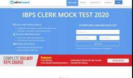 
							         IBPS Clerk 2019 | Online Tests | Mock Tests | Preparation | Practice Sets								  
							    