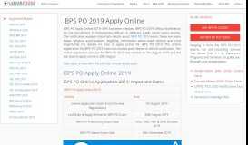 
							         IBPS PO 2019 Apply Online: Online Application Form Link								  
							    