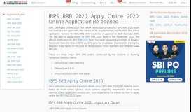 
							         IBPS RRB Apply Online 2019: Online Application RRB PO, Clerk								  
							    