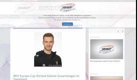 
							         IBSF Europa-Cup: Richard Oelsner Gesamtsieger im Zweierbob								  
							    