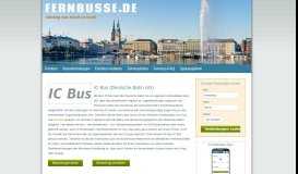 
							         IC Bus (DB AG) - Busverbindungen und Erfahrungen | Fernbusse.de								  
							    